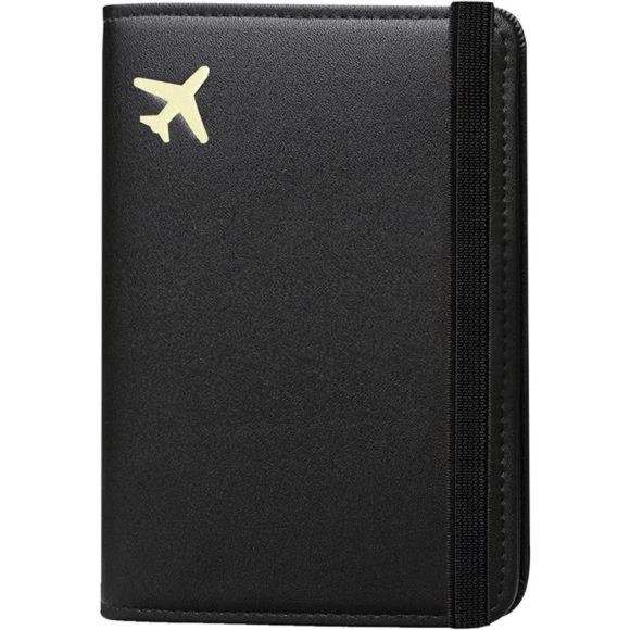 ZOPPEN Passport and Vaccine Card Holder, Passport Holder with Vaccine Card Slot - Picture 3 of 7